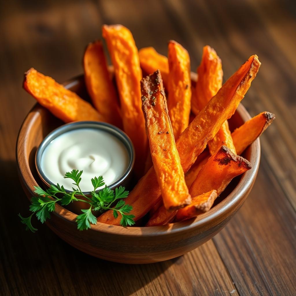 Süßkartoffel Pommes